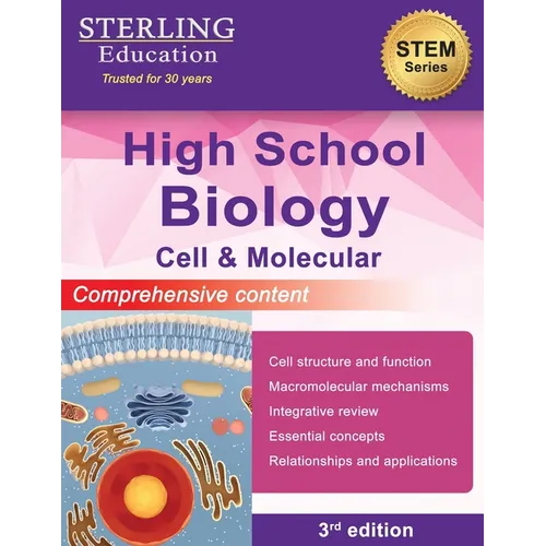 High School Biology: Comprehensive Content for Cell & Molecular Biology - Paperback