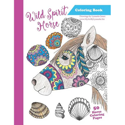 Wild Spirit Horse Coloring Book: The Wild Horses of Assateague - Paperback