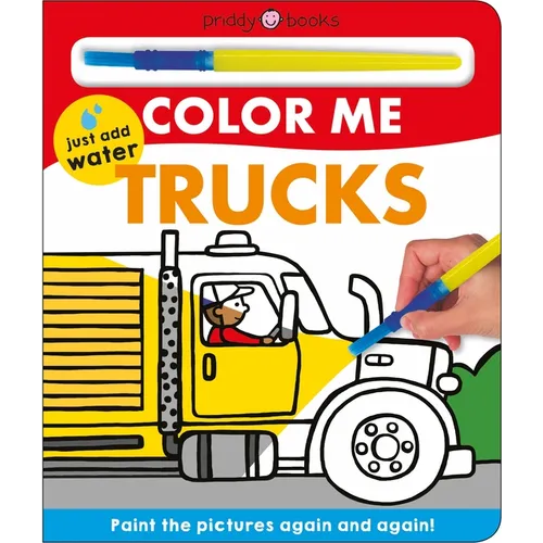 Color Me: Trucks: Paint the Pictures Again and Again! - Board Book