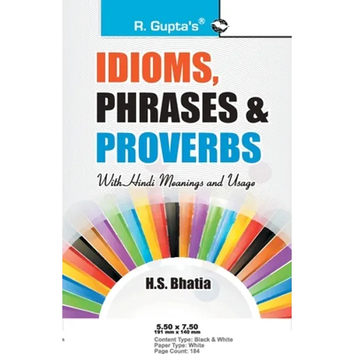 Idioms, Phrases & Proverbs with Hindi Meanings & Usage - Paperback
