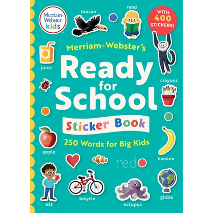 Merriam-Webster's Ready-For-School Sticker Book - Perfect for Pre-School & Kindergarten - Paperback