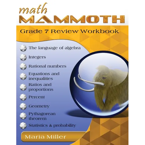 Math Mammoth Grade 7 Review Workbook - Paperback