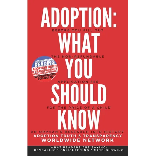 Adoption: What You Should Know - Paperback
