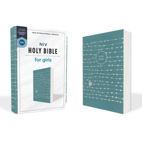 Niv, Holy Bible for Girls, Soft Touch Edition, Leathersoft, Teal, Comfort Print - Imitation Leather