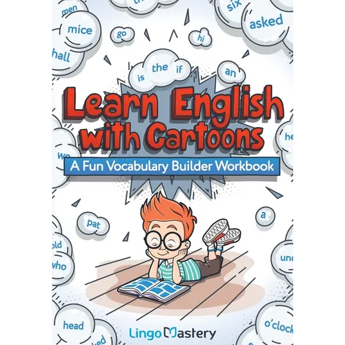 Learn English With Cartoons: A Fun Vocabulary Builder Workbook - Paperback