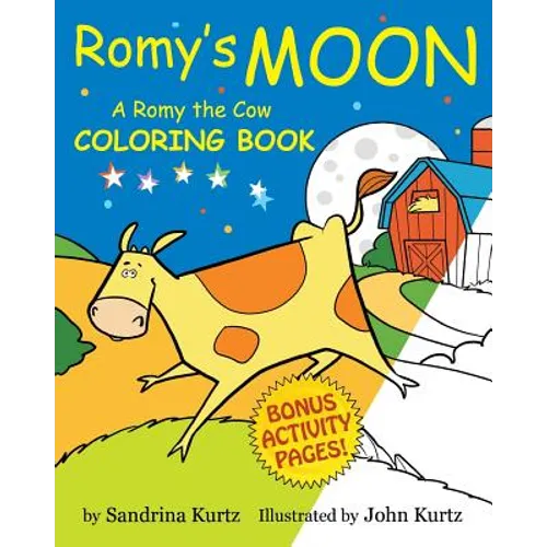 Romy's Moon Coloring Book: A Romy the Cow Coloring Book - Paperback