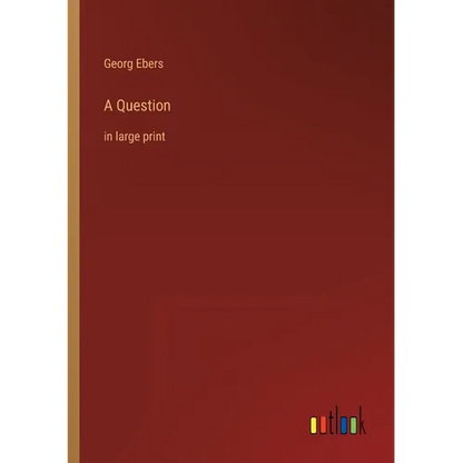A Question: in large print - Paperback