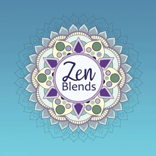 Zen Blends: Coloring Mandalas and Calming Diffuser Blends - Paperback